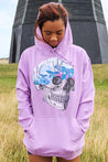 pastel skull hoodie