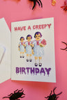 creepy birthday card