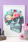 skull art print