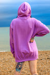 purple hoodie