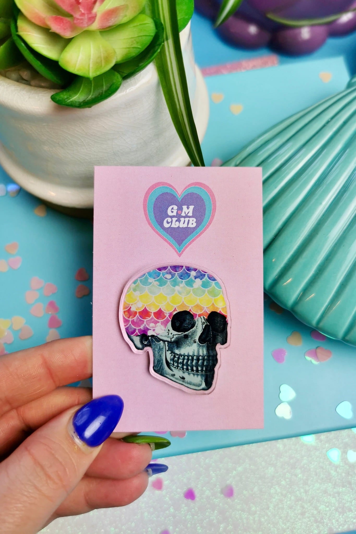 rainbow pin badge
