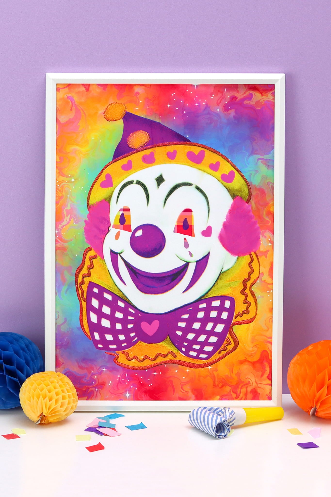 clown art print
